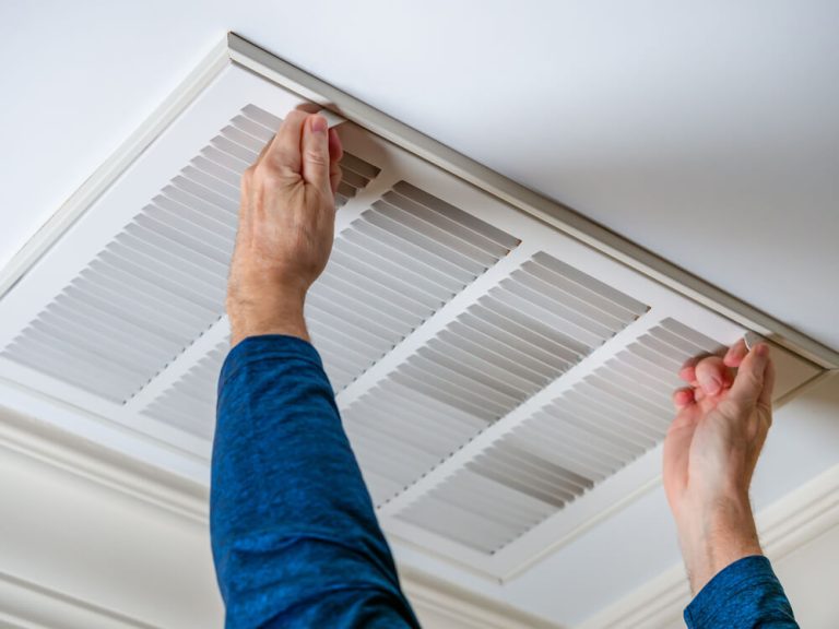 Air duct cleaning and maintenance.